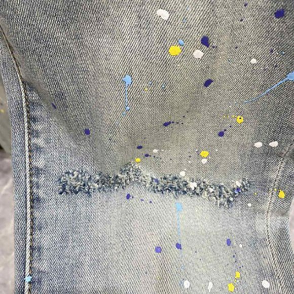 Amiri Skinny Colorful Painter Jeans - Picture 6 of 9